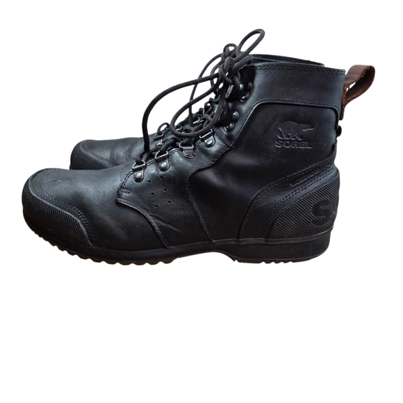 Sorel Ankeny Hiker Mens Black Waterproof Boots - Picture 1 of 12